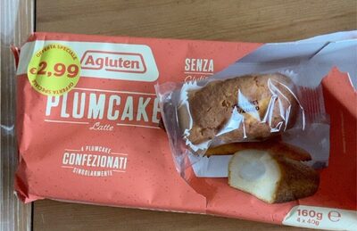 Plumcake Latte Senza Glutine