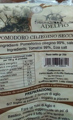 Pomodoro Ciliegino Secco