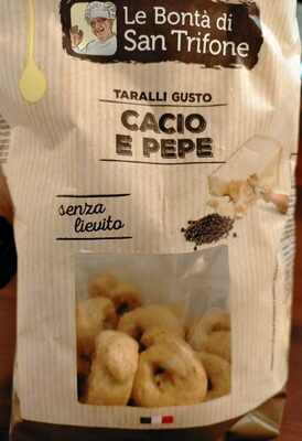 Taralli Gusto Cacio E Pepe