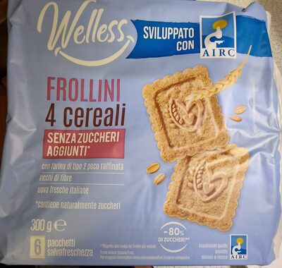 Frollini 4 Cereali Senza Zuccheri Aggiunti