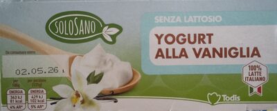 Yogurt Alla Vaniglia Senza Lattosio
