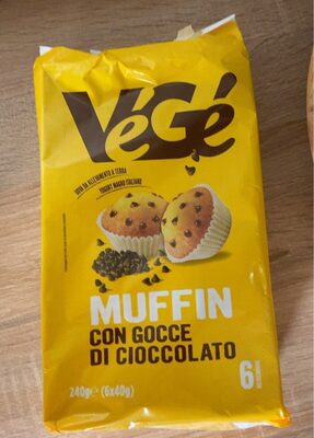 Muffin Con Gocce Di Cioccolato