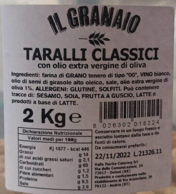 Taralli Classici 2kg