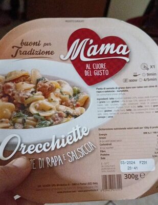 Orecchiette Con Cime Di Rapa E Salciccia