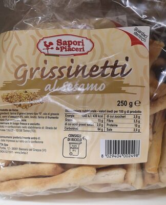 Grissinetti Al Sesamo