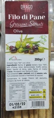 Filo Di Pane Grissini Stirati