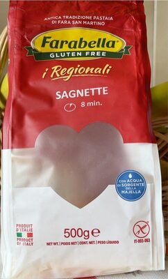 Sagnette Pasta Gluten Free