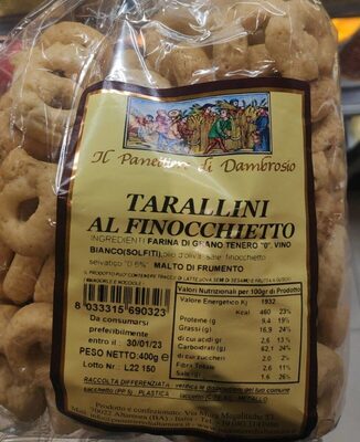 Tarallini Al Finocchietto
