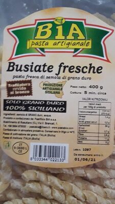 Busiate Fresche