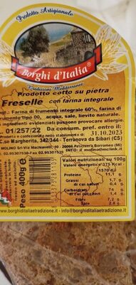 Freselle Con Farina Integrale