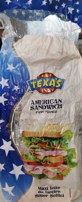 American Sandwich Pane Bianco Maxi Fette