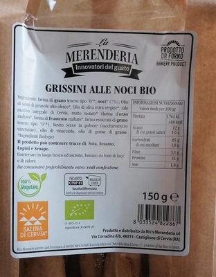 Grissini Alle Noci Bio
