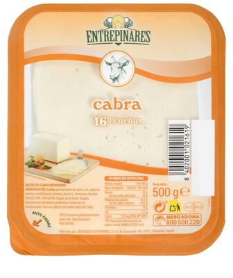 Queso De Cabra Lonchas