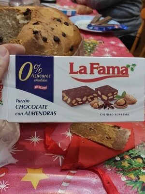 Turrón Chocolate Con Almendras