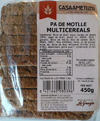 Pa De Motlle Multicereals
