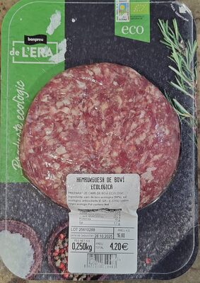 Hamburguesa De Vacuno Ecológica