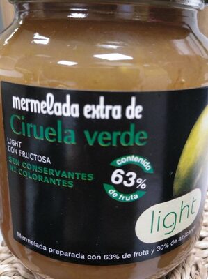 Mermelada Extra De Ciruela Verde