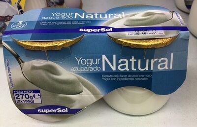 Yogur Natural Azucarado
