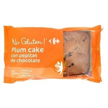 Plum Cake Con Pepitas De Chocolate Sin Gluten
