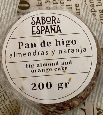 Pan De Higo Con Almendras Y Naranja
