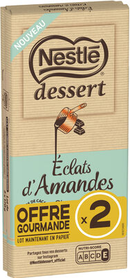 Nestlé Dessert Lait Éclats D'amandes 2x170g