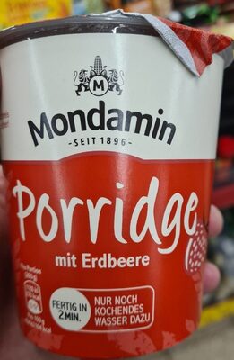 Porridge Mit Erdbeere