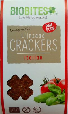 Lijnzaad Crackers Italian
