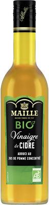 Maille Bio Vinaigre De Cidre Adouci Au Jus De Pomme Concentré Bouteille