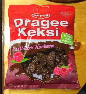 Napoli Dragee Keksi Zartbitter Himbeere