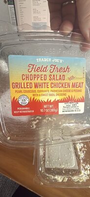 Field Fresh Chopped Salad With Grilled White Chicken Meat