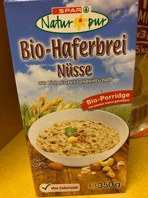Bio-haferbrei Nüsse