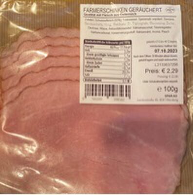 Farmerschinken Geräuchert