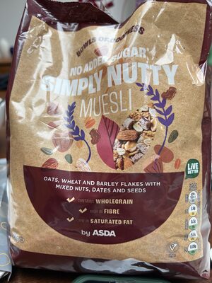 No Added Sugar Simply Nutty Muesli